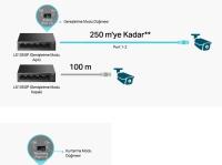 TP-LINK LS105GP 4 PORT GIGABIT + 1 PORT RJ45 UPLINK POE 65W 250 METRE POE MESAFE METAL KASA SWITCH - 3